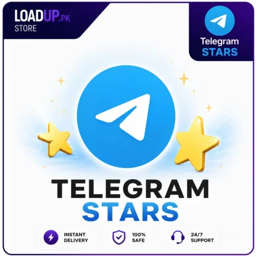 Buy Telegram Stars in Pakistan Telegram Stars Top Up Loadup.pk