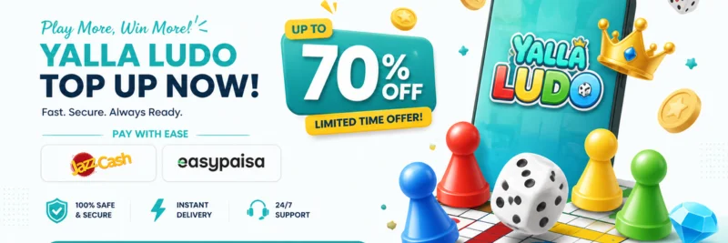 Gaming Topup Pakistan - Buy Yalla Ludo Diamond And Vip Online